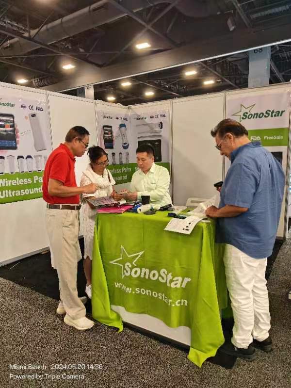 Exposición médica fime en los Estados unidos, sonostar brilla en la exposición, atrayendo a muchos clientes nuevos y antiguos